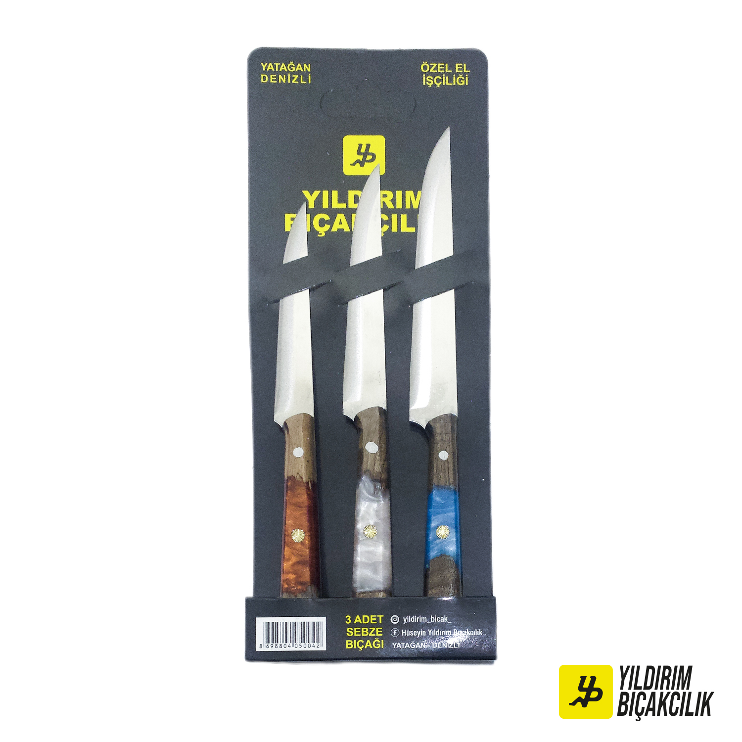 PAKETLİ 3LU BICAK
